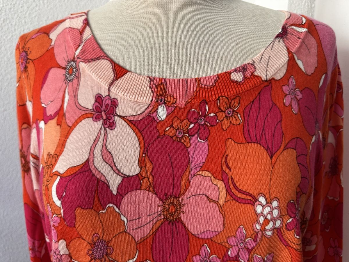 Maglioni & Felpe: Pull Talbots, fleurs multicolores, taille S  – Nuovo (secondo la descrizione) da Morges venduto da sandy069 1