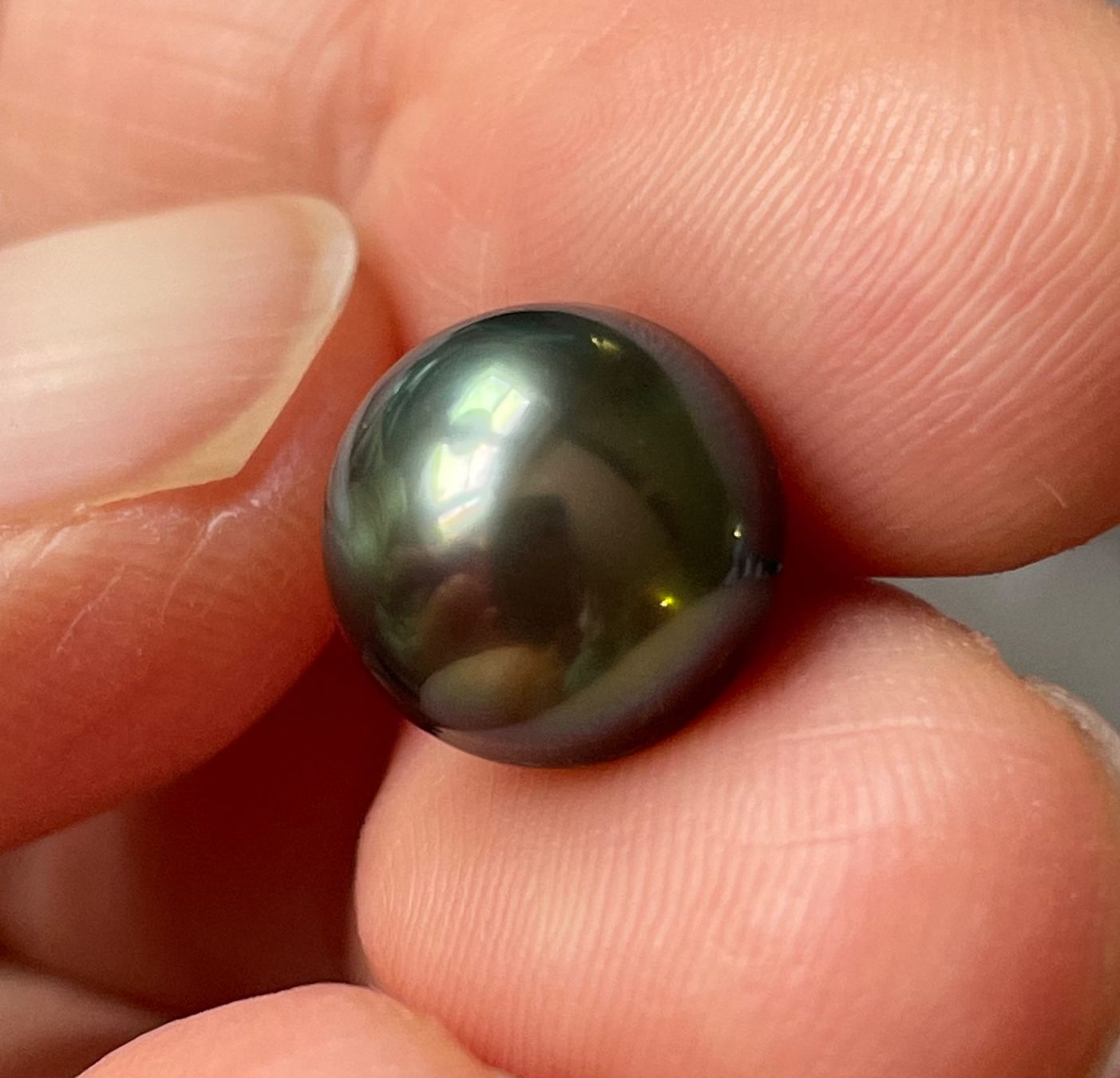 Perle (finte): Tahitiperle 9.6x11 mm – Nuovo (secondo la descrizione) da Bern venduto da Steinfieber 7