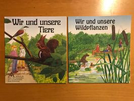 2x Broschüren Tiere / Wildpflanzen