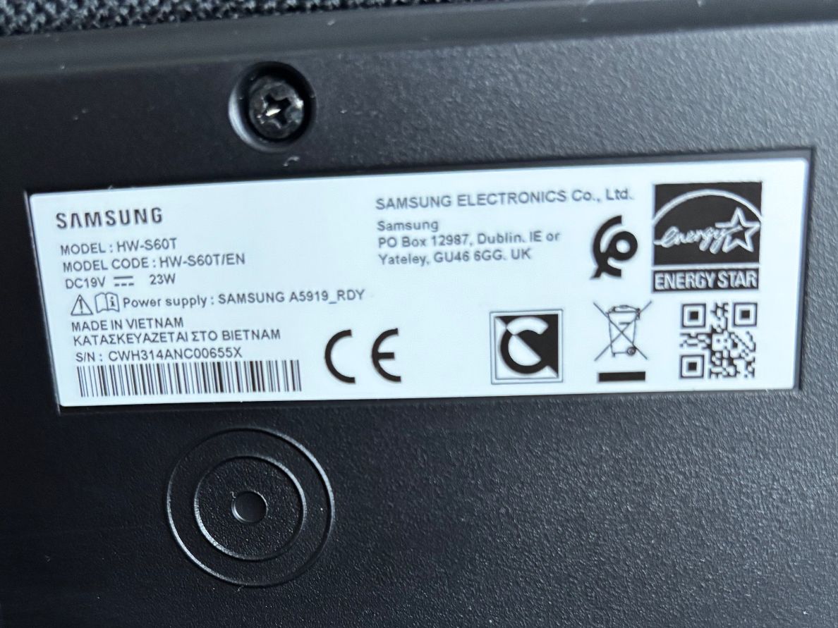 Samsung Casse acustiche: Samsung HW-S60T Soundbar – Usato da Wünnewil venduto da kamauy 2