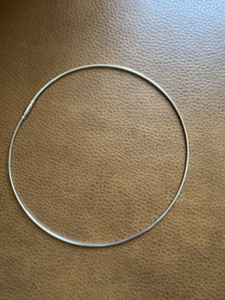 Catenine: Halsreif Weissgold Collier Neu – Nuovo e nell'imballaggio originale da Muri b. Bern venduto da Winter2021