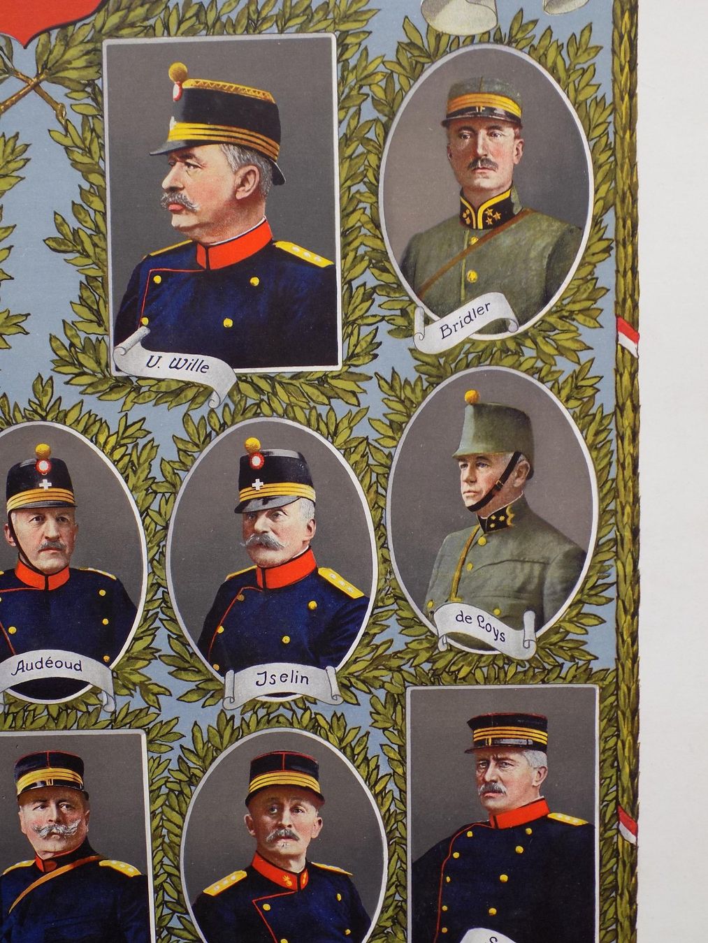 Stiche: Schweizer Heerführer Lithographie – Gebraucht aus Risch von Rischli15 6