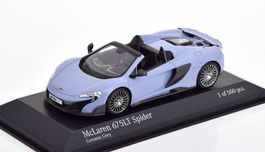 McLaren 675LT Spider 2016-2017 Keramik grau / schwarz   1:43