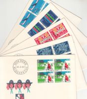 SBK 461 - 465 im 4er Block FDC Philswiss