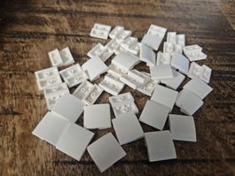 lego 15068 lot de 40 pièces White Slope, Curved 2 x 2 x 2/3