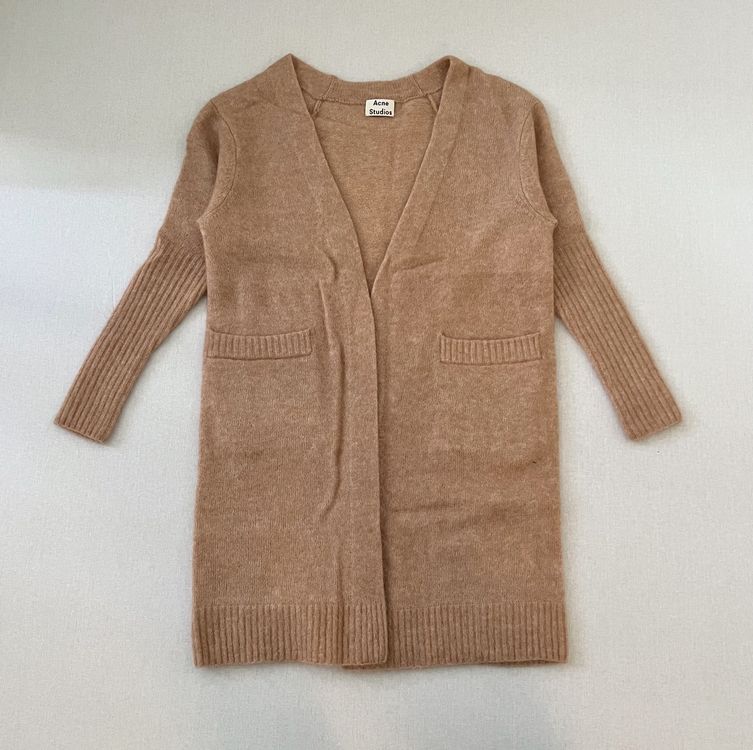 Acne Studios RAYA MOHAIR Cardigan camel beige (Neu (gemäss