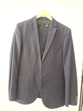 Costume 3 pièces H&M bleu marine