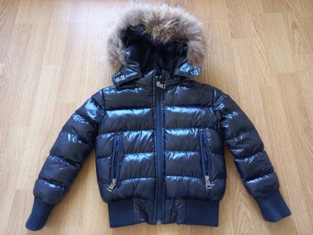 Moncler Winterjacke mit Pelz