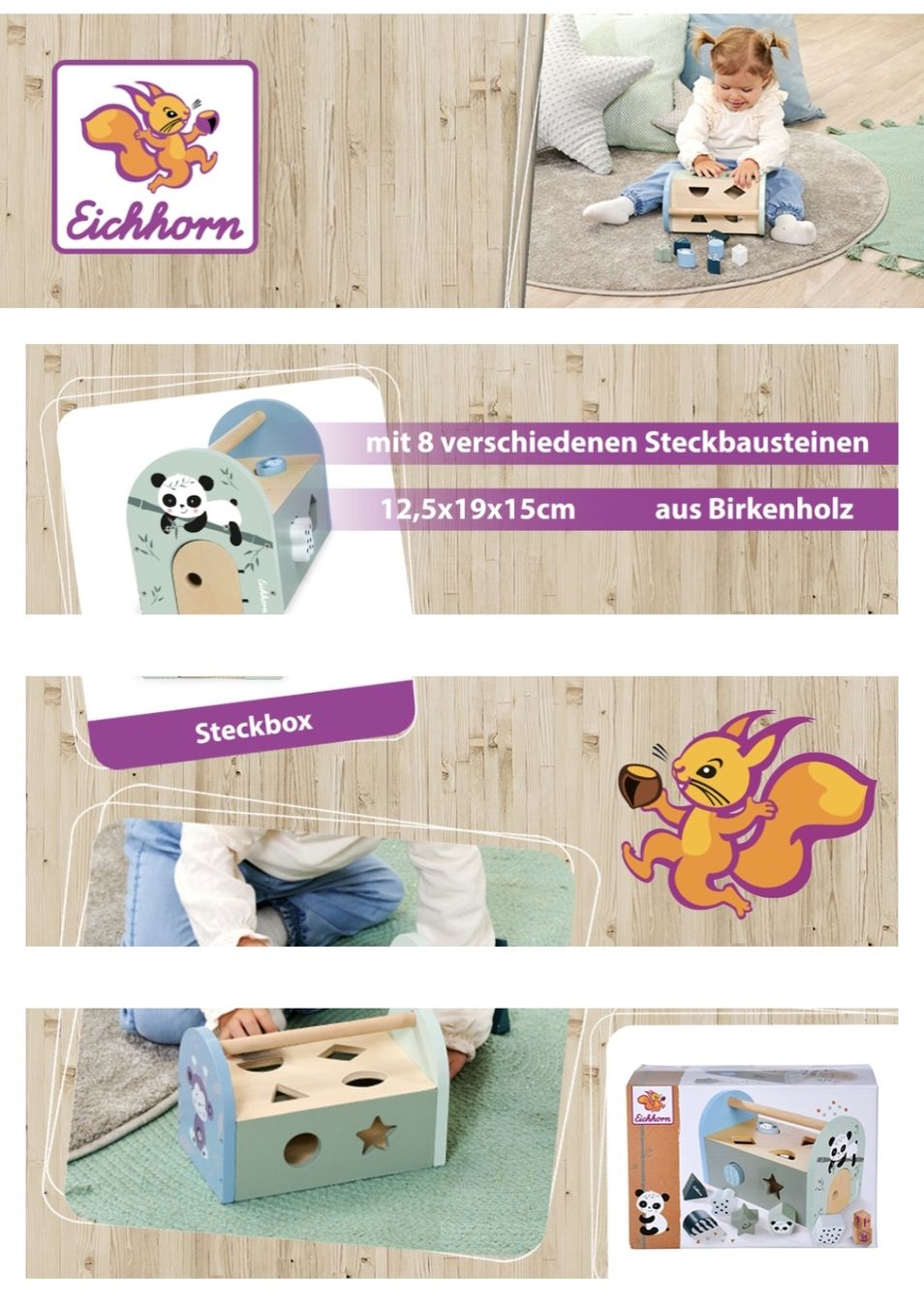 Giocattoli: Babyspielzeug - Set aus Holz – Usato da Ellighausen venduto da Luna_dk 7