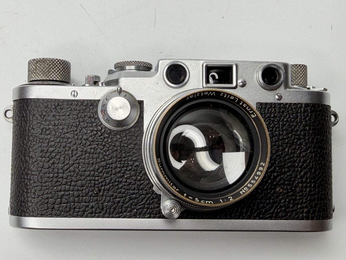 Leica Fotocamera: Leitz Leica IIIf & Summitar 5cm & Tasche – Usato da zuchwil venduto da solotin74 1