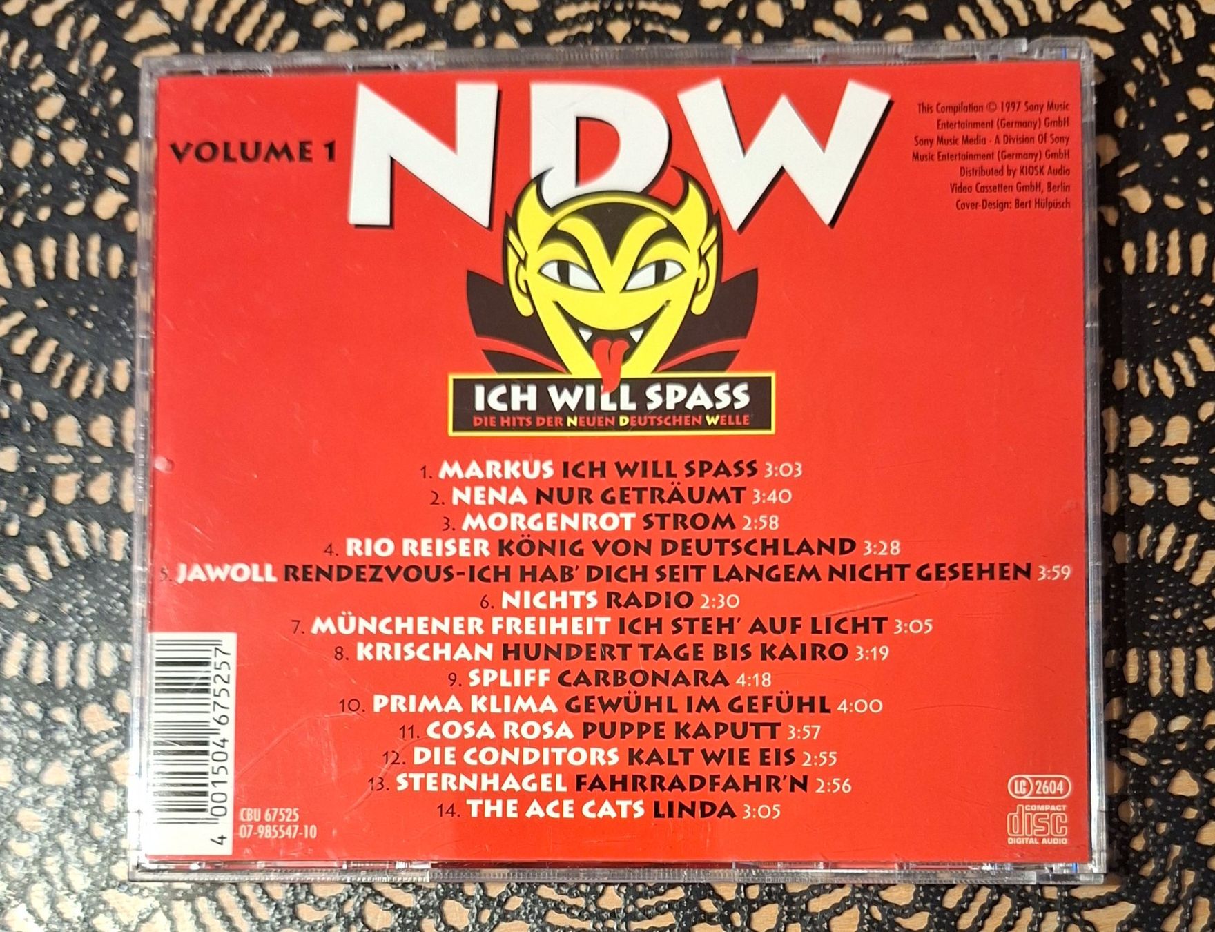 CD: NDW Ich Will Spass, Neue Deusche Welle Compilation 1997 – Usato da Amriswil venduto da Celini3 1