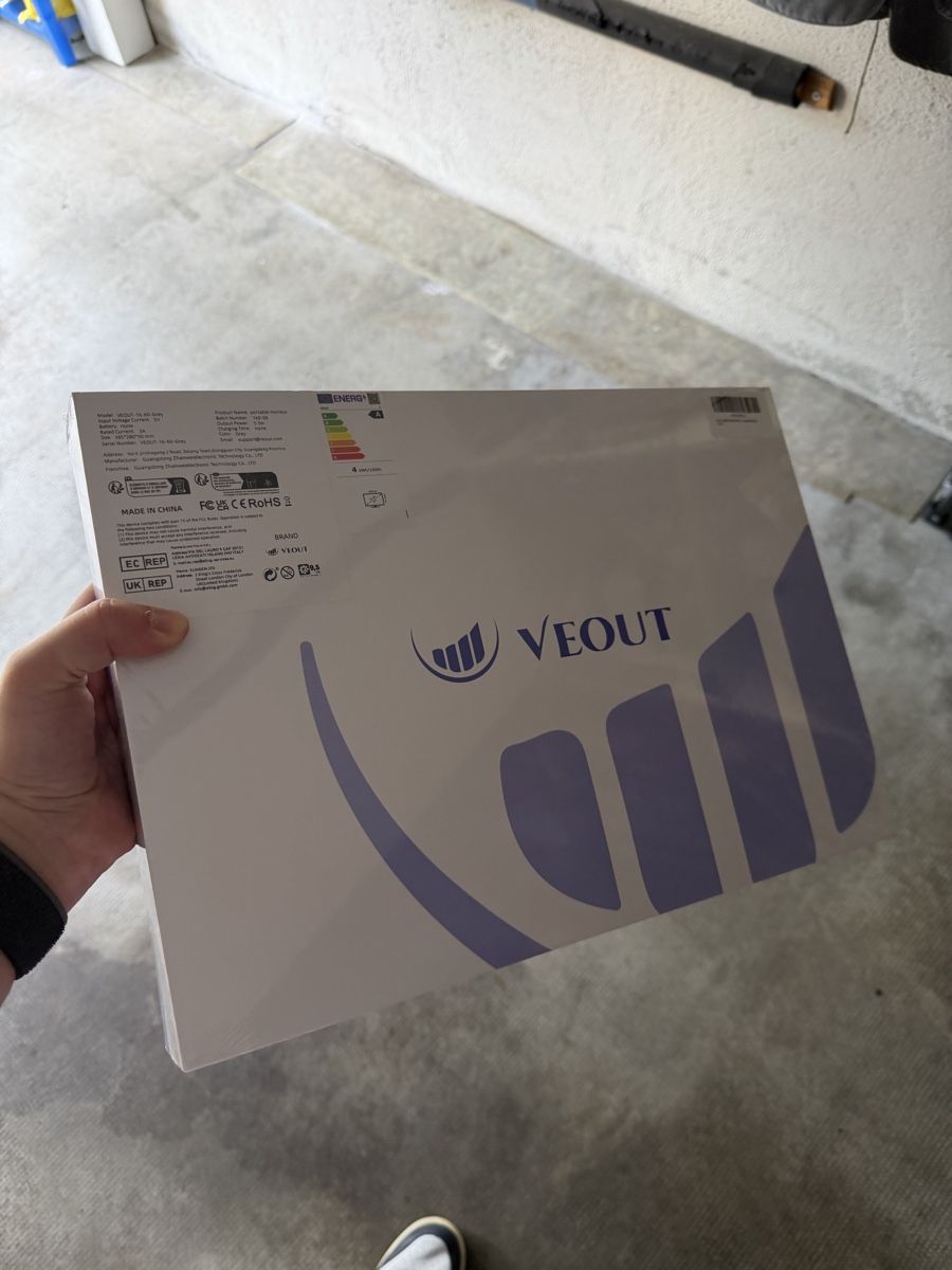 Monitor: Écran Veout Portable 16 pouces - Full HD – Nuovo e nell'imballaggio originale da Lausanne venduto da gio_qwg7 1