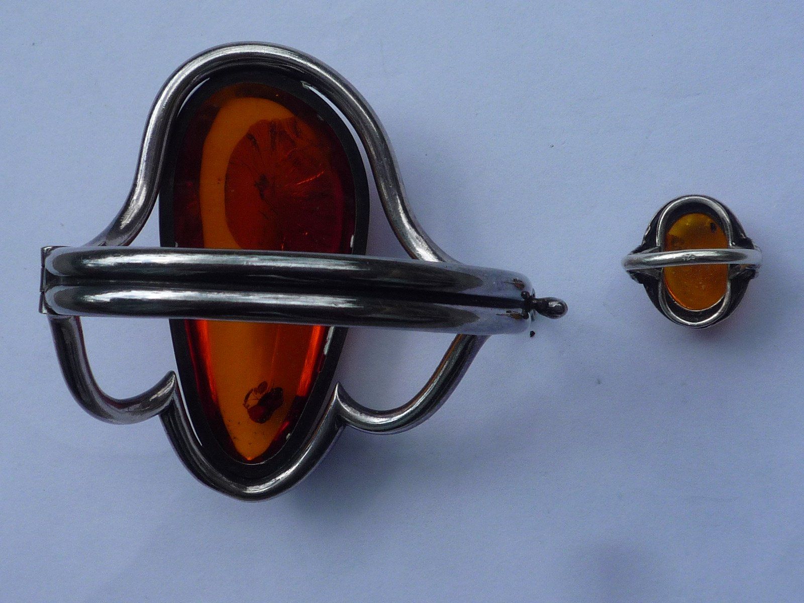 Bracciali & Braccialetti: Bersteinschmuck Armring Silber 925 – Usato da St. Gallen venduto da Gartenfreund 2