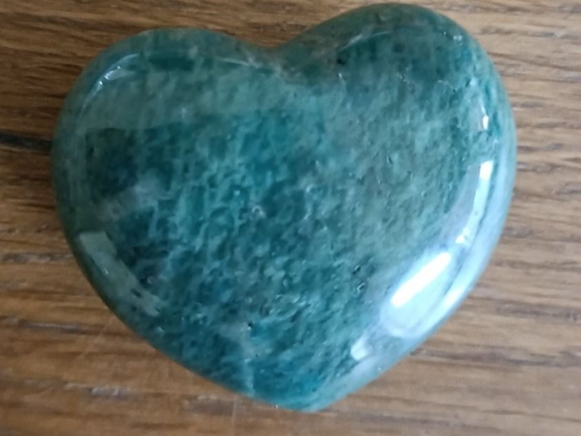Mineralien & Heilsteine: Herz Moosachat – Neu (gemäss Beschreibung) aus Rotkreuz von Basana2