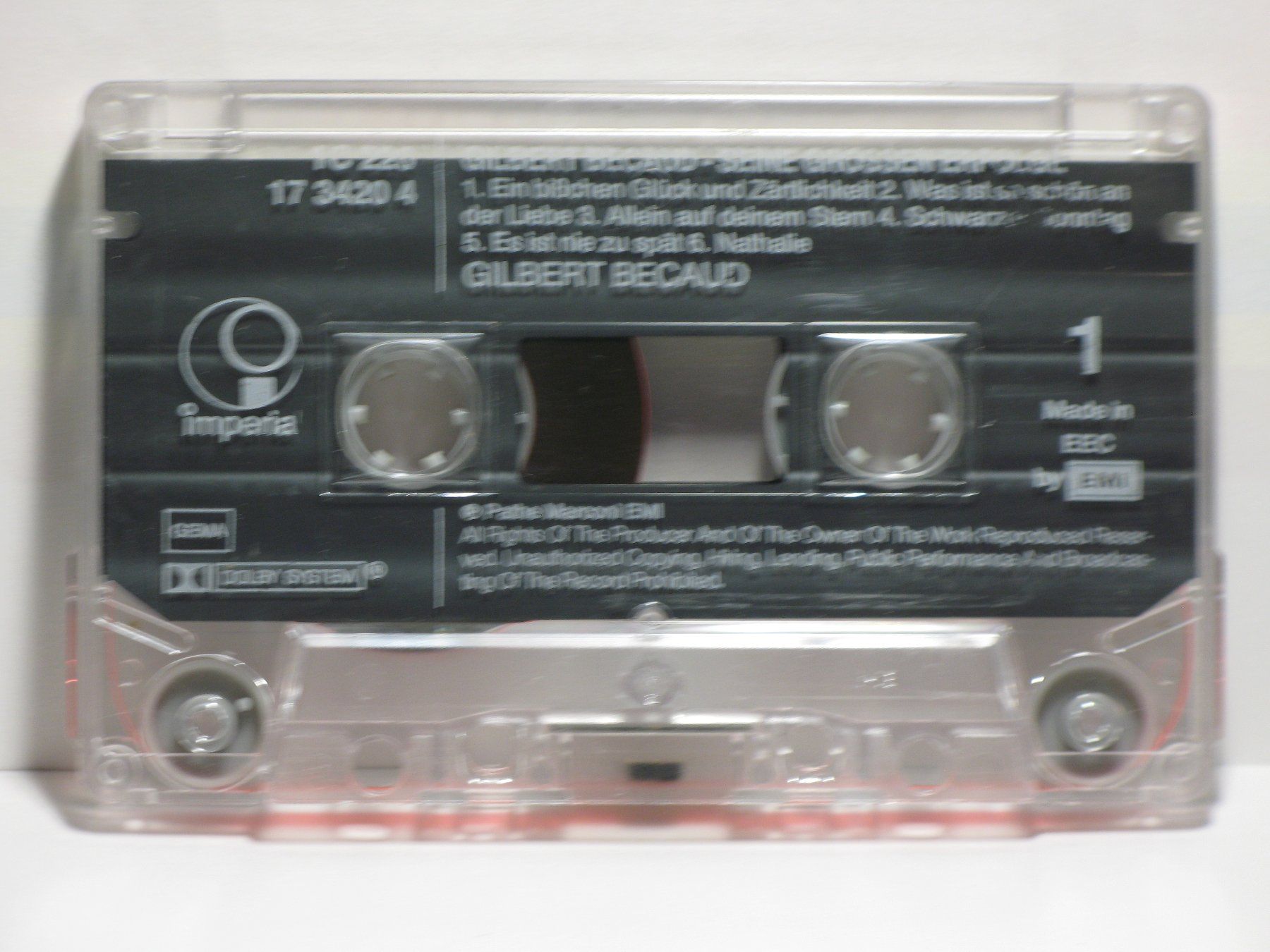Musicassette: GILBERT   BECAUD   Seine grossen Erfolge – Usato da Langnau i. E. venduto da gf2_29jt 4