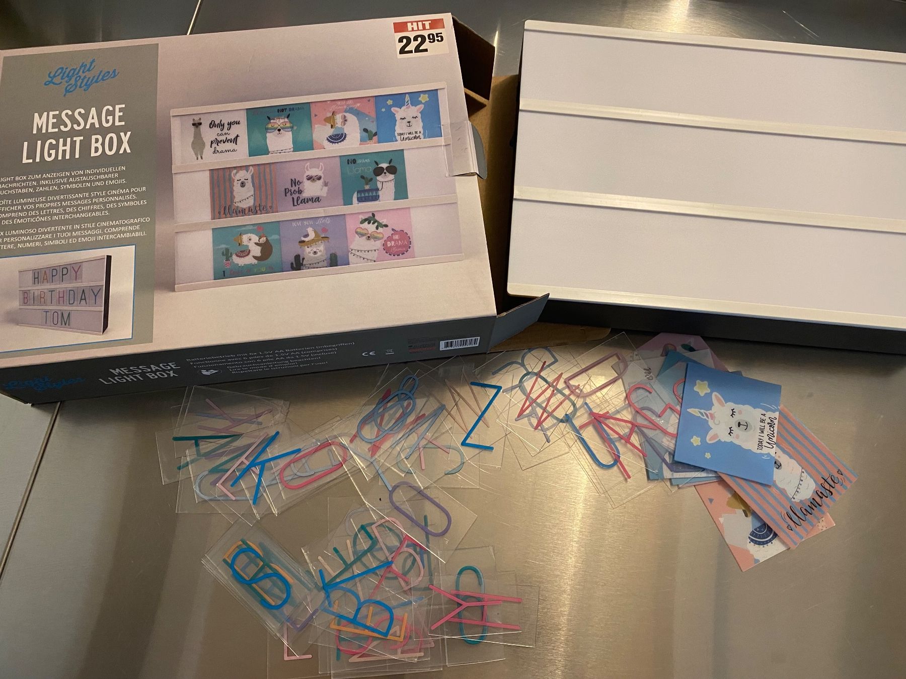 Migros Alle Dekorationen: Message Light Box – Gebraucht aus Winterthur von nor_qtg7