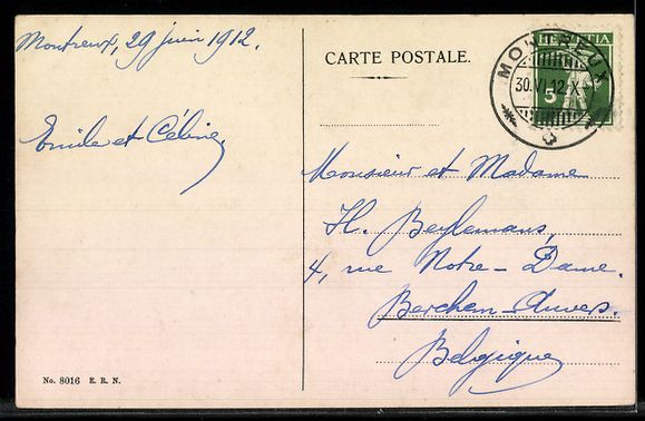 Cartoline postali: AK Chatelard, château et le Grammont – Usato da Berlin venduto da bartko-reher 1