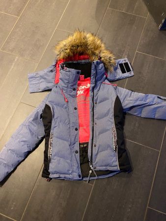 Ladies' Winter / Ski Jacket - Superdry /Blue & Black