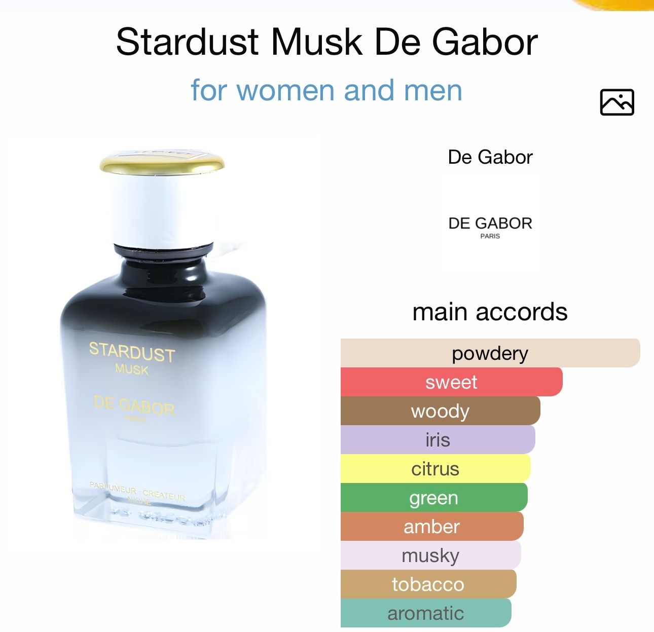 Xerjoff Profumi & Eau de Toilette: ** DE GABOR - STARDUST MUSK - 50ml  ** – Nuovo (secondo la descrizione) da Giebenach venduto da BeautyLover.90s 5