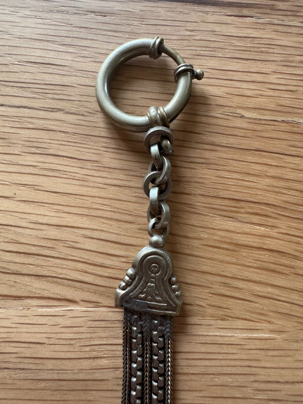 Orologi: Antike Taschenuhr mit Kette, Dame mit Schild – Usato da Gais venduto da mmu_bl6k 5
