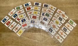 1910 - 50 BRITISH ARMY Regiments Fahnen Sammelbilder England