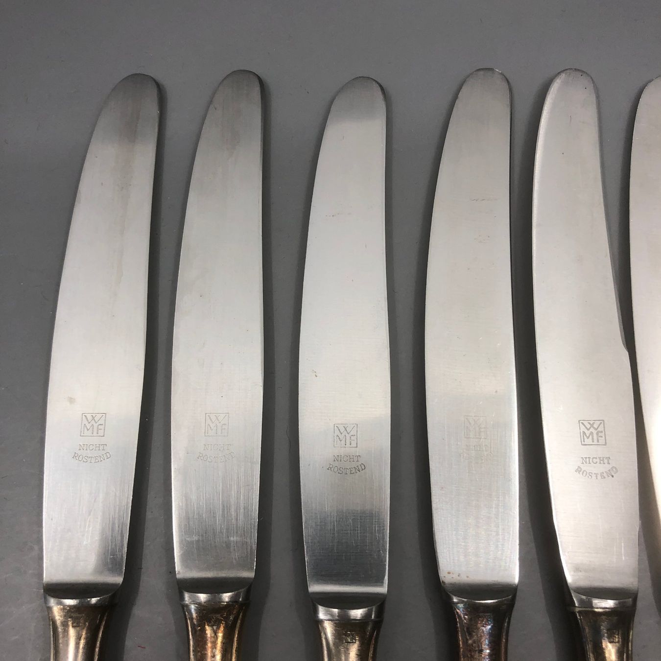 WMF Posate: 9 Dessertmesser versilbert WMF Modell 2200 – Usato da Basel venduto da Tiabeanie 4
