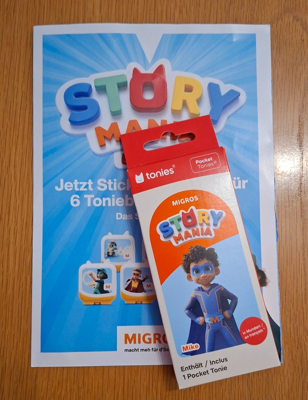 Tonies Statuette: Migros Pocket Tonie "Mike" – Nuovo e nell'imballaggio originale da Schmerikon venduto da Ovi