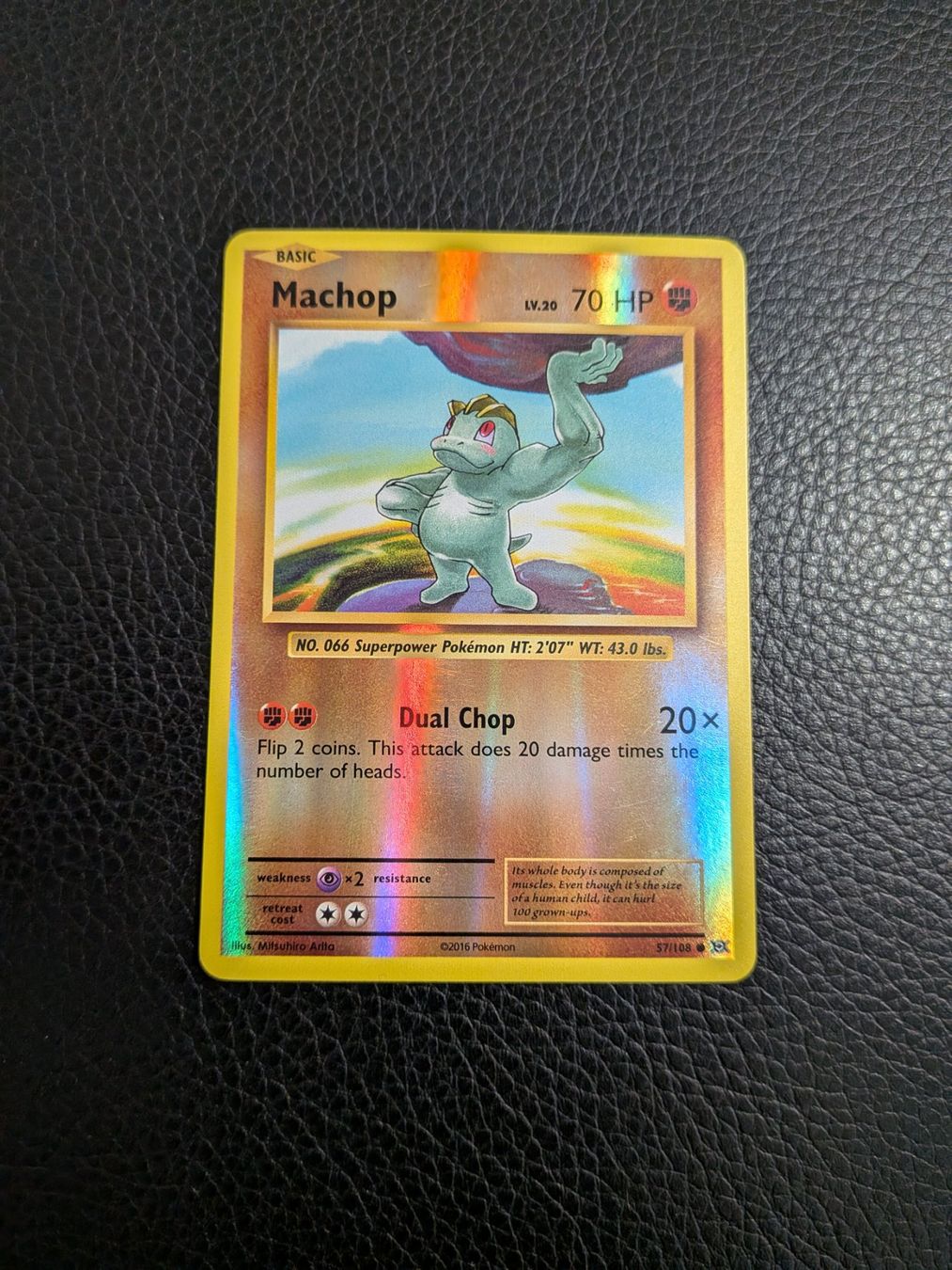 Pokémon Carte collezionabili: Evolutions Machop reverse 57/108 Ab 1 – Usato da Paradiso venduto da Pkmn10