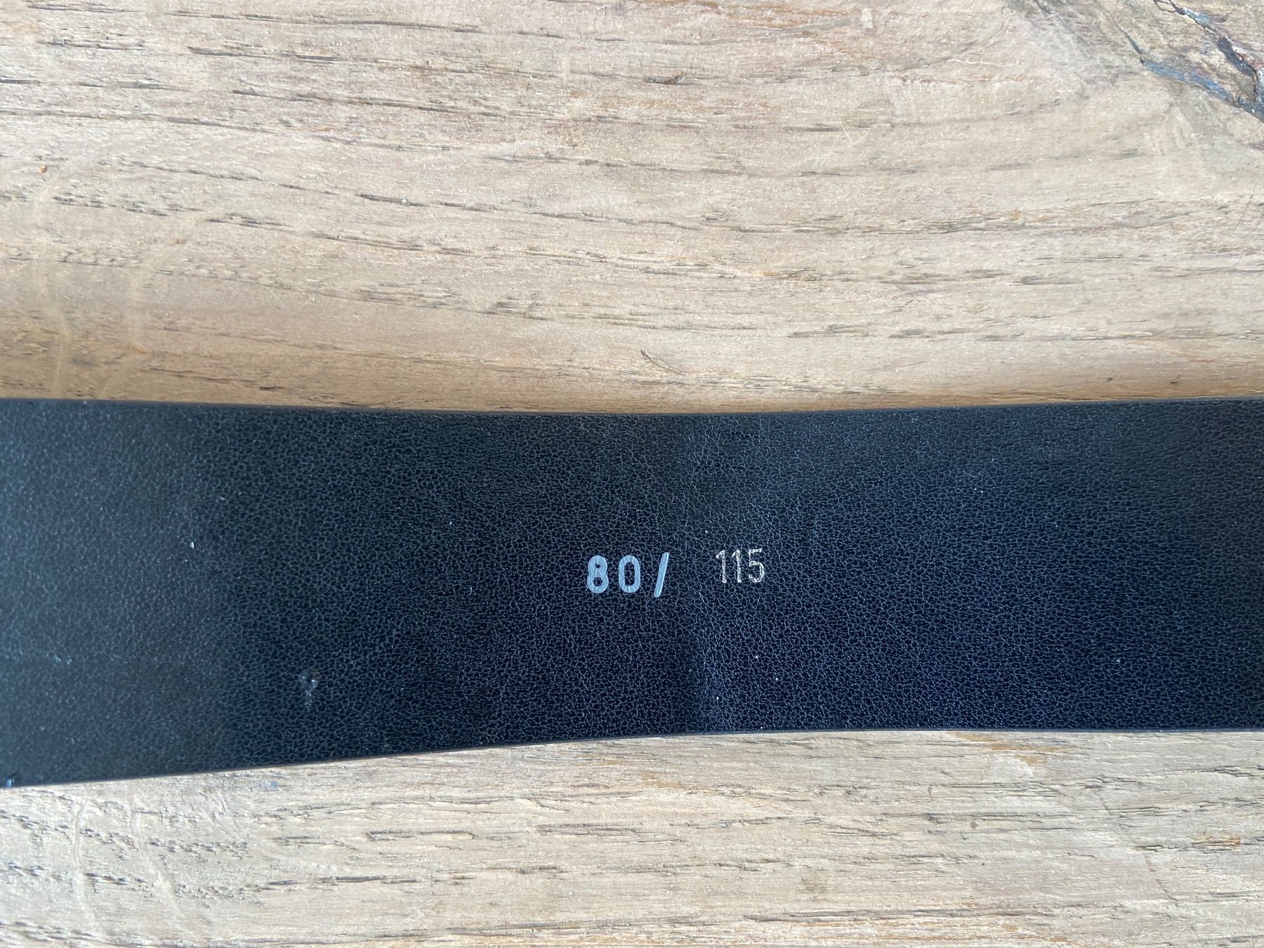 Cinture: Schwarzer Ledergürtel/80 – Usato da Appenzell venduto da babet01 4