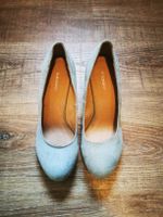 Graceland Keilabsatz-Pumps hellgrau Gr. 39 Sommer Sale ☀️