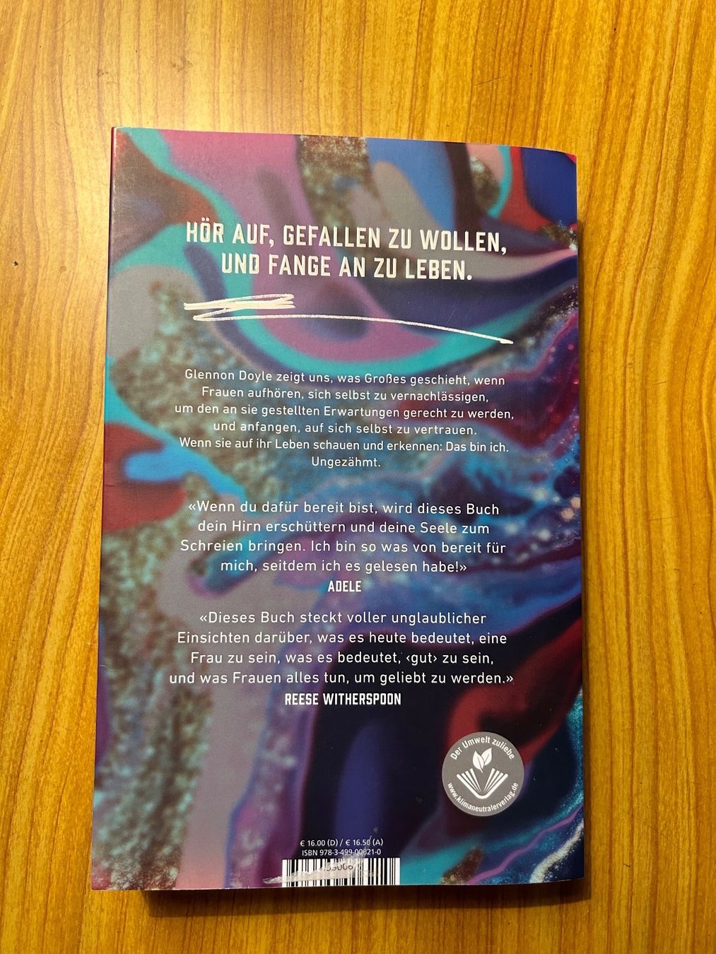 Libri: Buch Ungezähmt Geschenk Glennon Doyle – Nuovo (secondo la descrizione) da Steffisburg venduto da smocky17 2