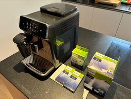 Kaffeevollautomat Philips 2200 LatteGo gebraucht schwarz