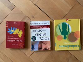 Bücher Konvolut: Embodiment, Body Mind Sport, Heilung