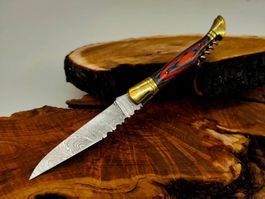 Laguiole Damast Messer Klappmesser echtes Damastmesser