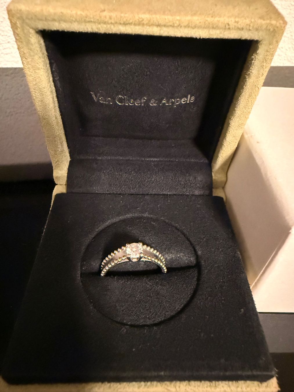 Anelli: Van Cleef & Arpels Solitär Estelle – Usato da Stäfa venduto da Yardy 2