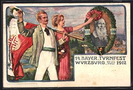 Würzburg, 14. Bayer. Turnfest 1912, Spo