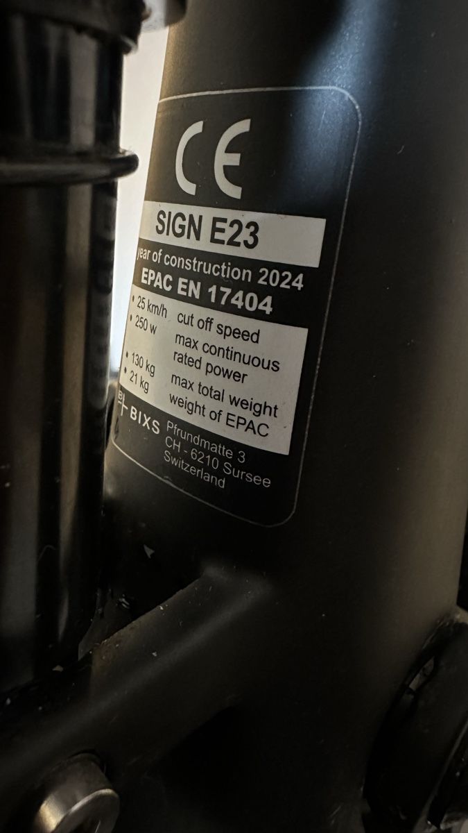 Bixs Biciclette: E-Bike Bixs Sign-E23 Carbon 2024 – Usato da Muri b. Bern venduto da Panorama36 6