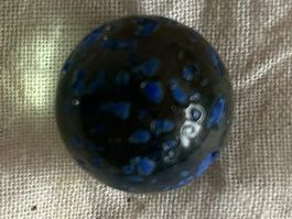 Glasmurmel (Durchsichtig-Blau / 15mm / Glasi Hergiswil)