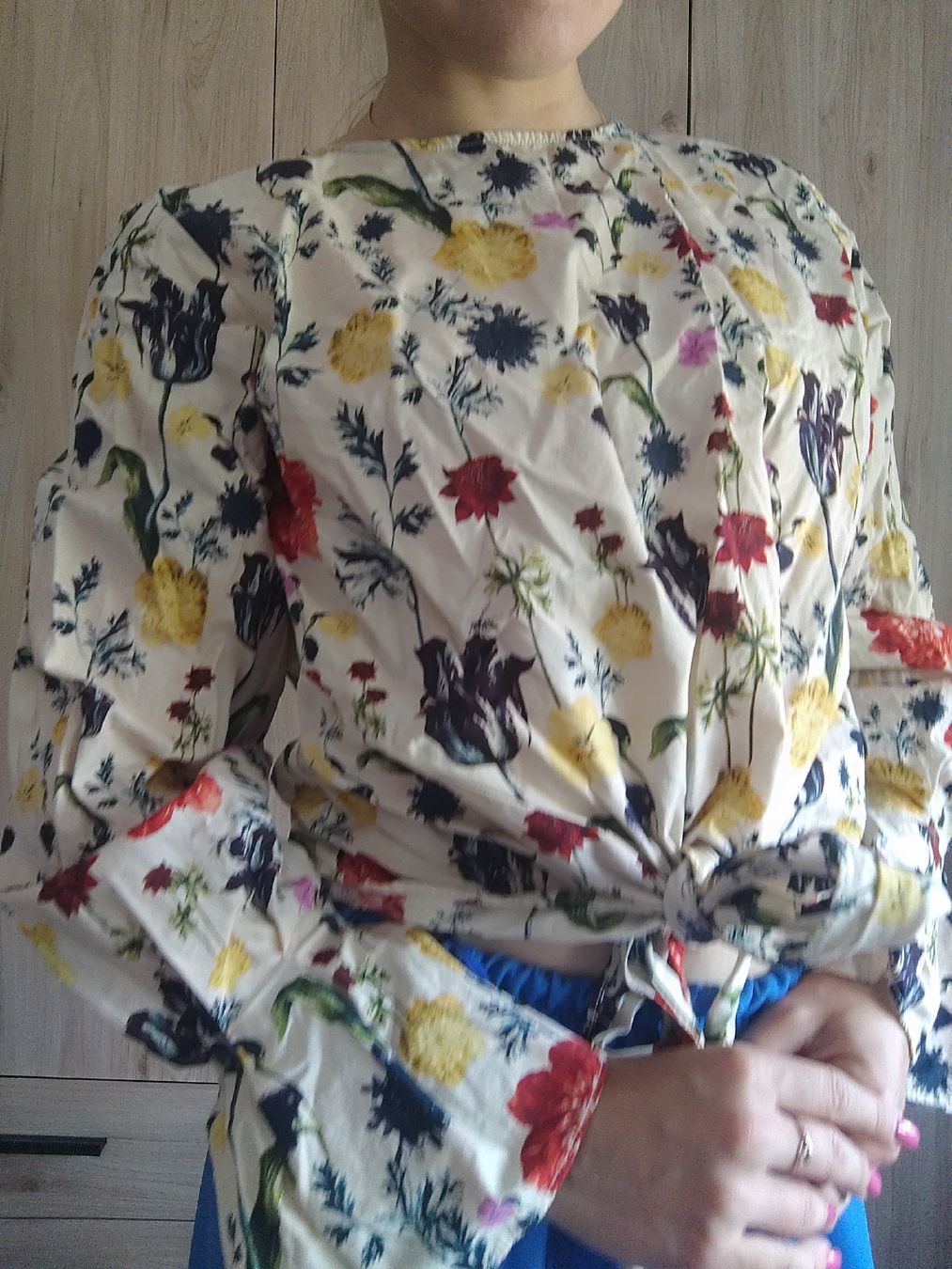 Camicette: Blouse floral print tie front size S – Usato da Mägenwil venduto da VintageGirly 6