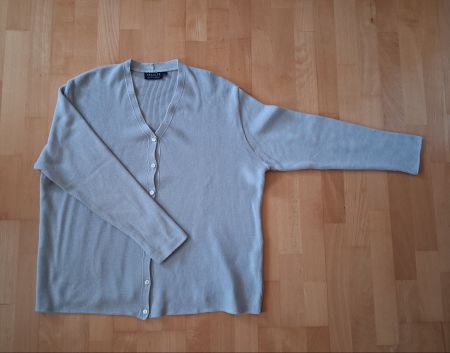 Strickjacke TRAXLER grau, Baumwolle, L, Top Zustand