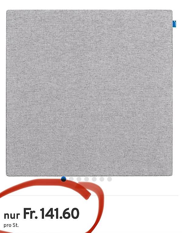 Wandtafeln: neue Akustik-Pinboard Board Up, Absorptionsklasse C – Neu und originalverpackt aus Necker von liq24 3