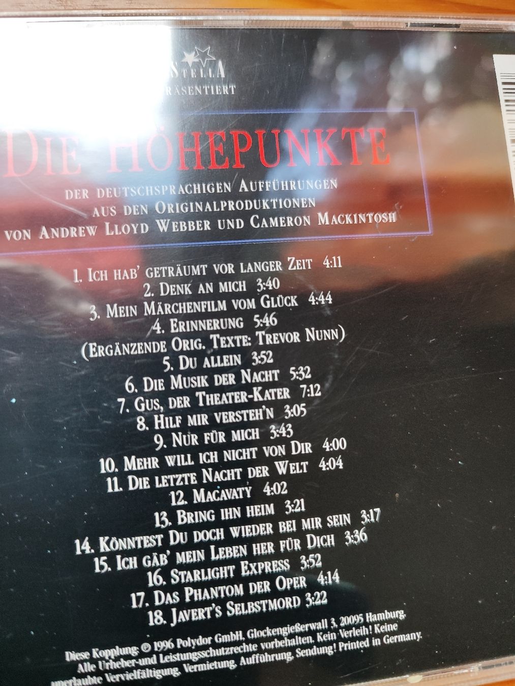 CD: CD mit bekannten Musical-Liedern – Usato da Madiswil venduto da marmotte63 4