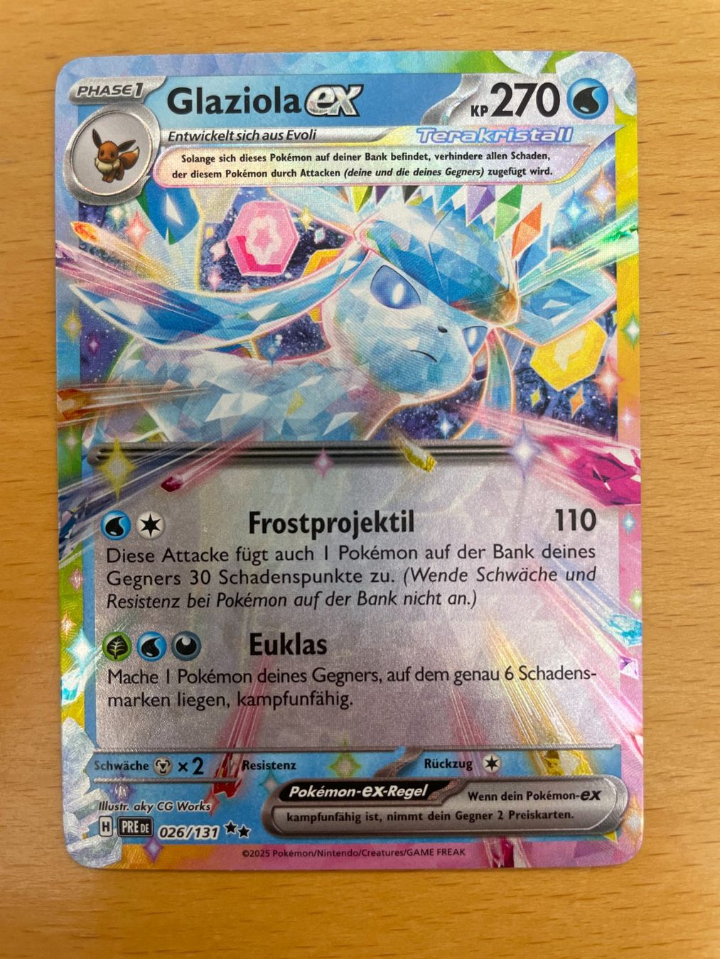 Pokémon Carte collezionabili: Pokemon Glaziola eX (Versand gratis) – Nuovo (secondo la descrizione) da Chur venduto da Angerson