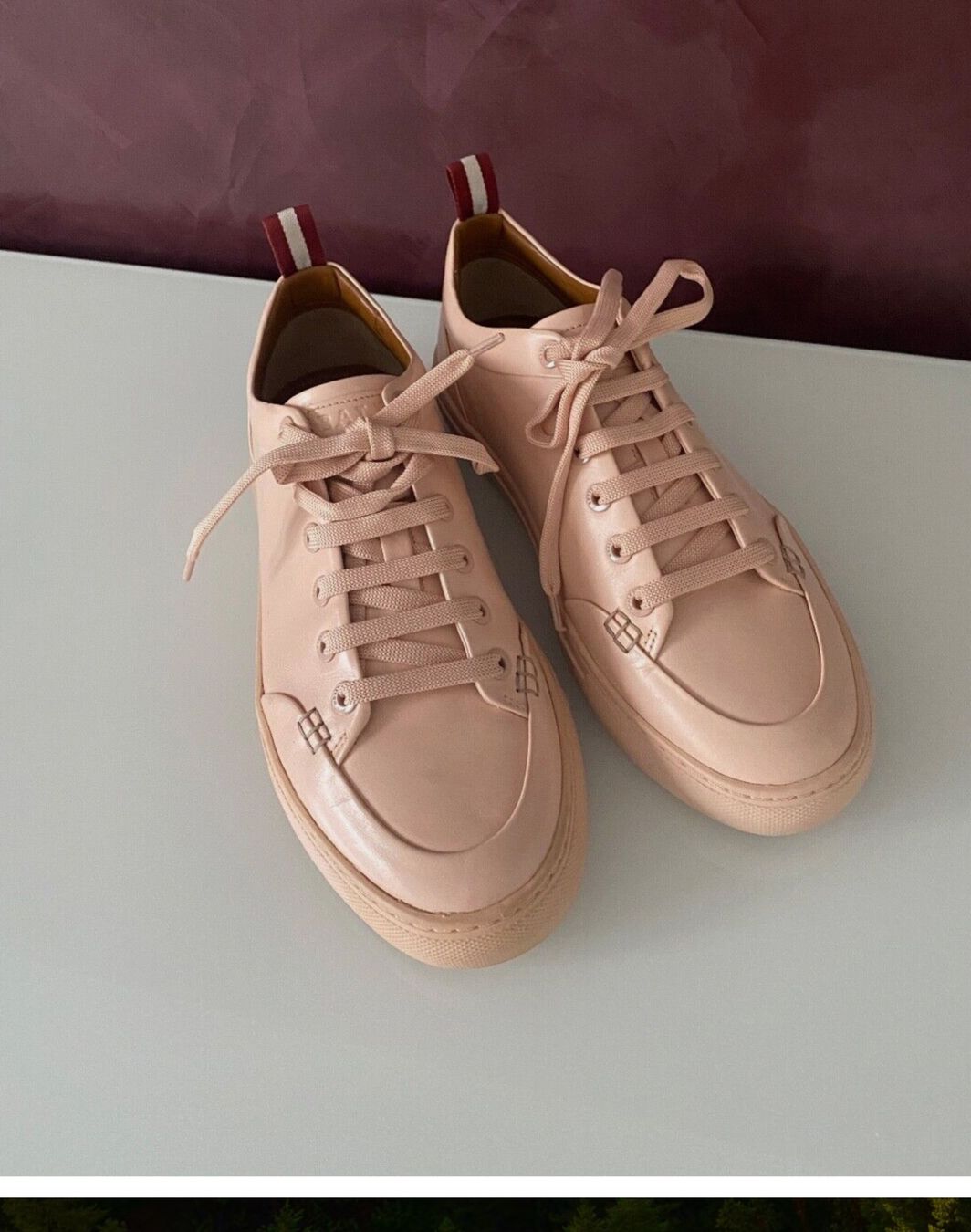 Bally Scarpe da uomo: BALLY Helliot Sneaker Pink 40,5 US 8D Leder – Nuovo e nell'imballaggio originale da Volketswil venduto da praxis12 1