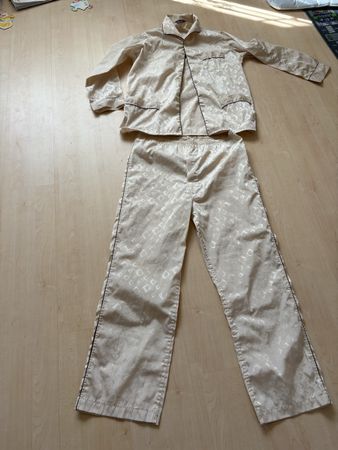 Schlafanzug Beige Muster Grösse M/L