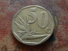 AFRIQUE DU SUD   50  Cents   2008