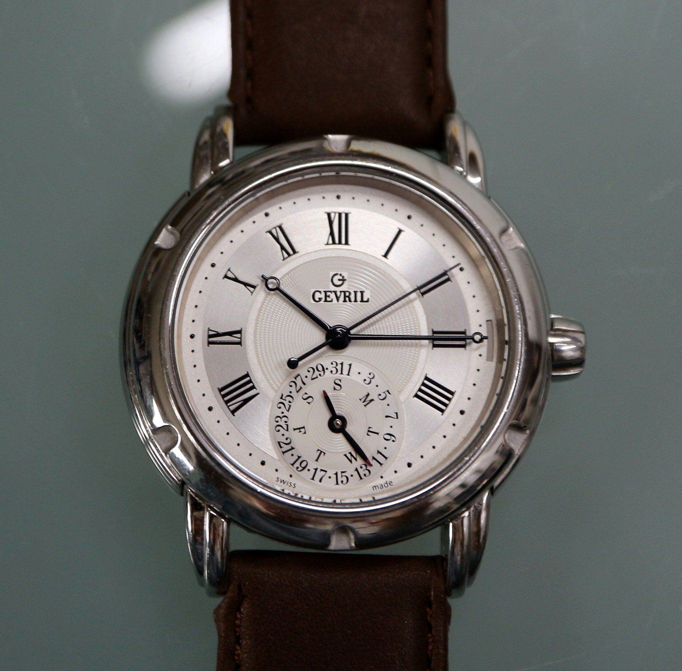 Orologi: Gevril Day Date Quartz, Kaliber C0110 – Usato da Bülach venduto da Uhrenwerkstatt
