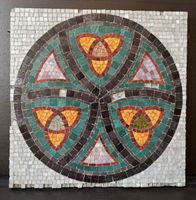 Mosaikbild mit Triskele Symbol Unikat