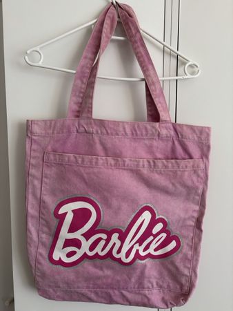 Tote bag Bershka Barbie rose