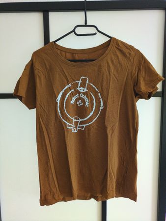 Damen T-Shirt hellbraun Grösse S Tarzan Bio Baumwolle